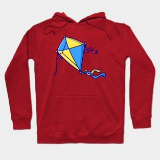 Kite Flying Cartoon Hoodie